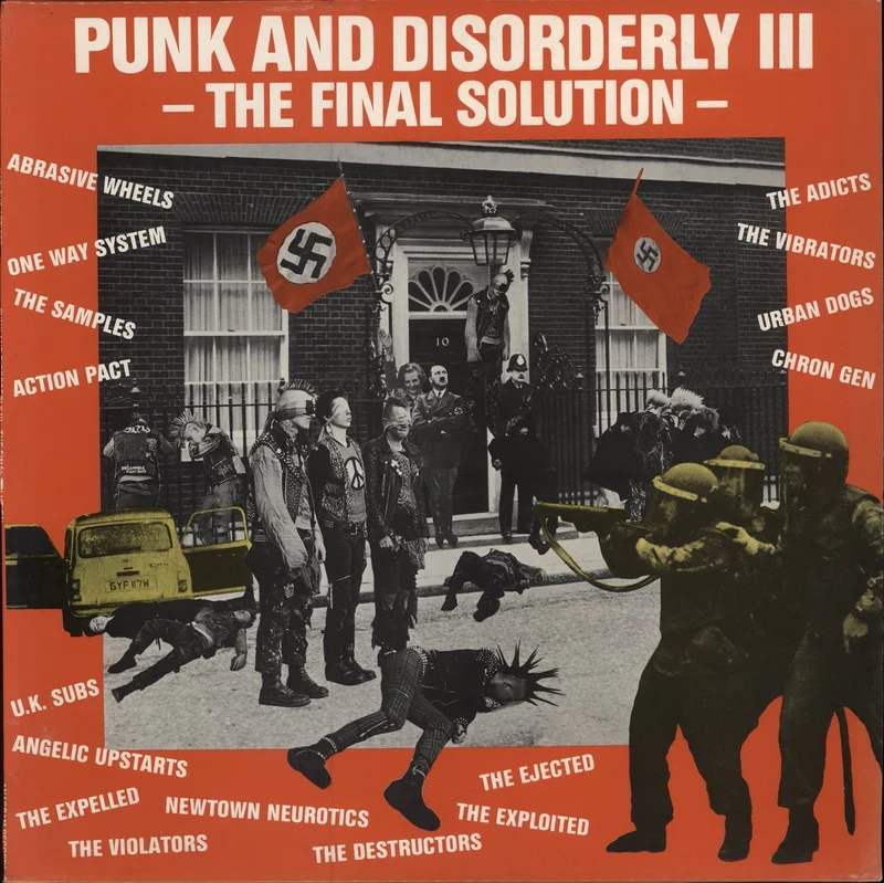 Various-Punk & New Wave Punk And Disorderly III: The Final Solution - Green vinyl UK Promo Vinyl LP