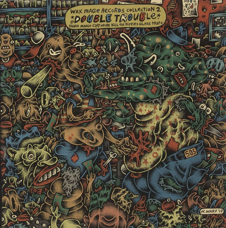 Various-Rock & Metal Wax Mage Records Collection 2 - Double Trouble - Negative Space Vinyl US Vinyl LP