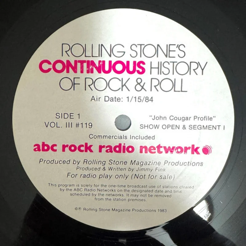 Various - Rolling Stone's Continuous History Of Rock & Roll: Show #119 "John Cougar Profile"