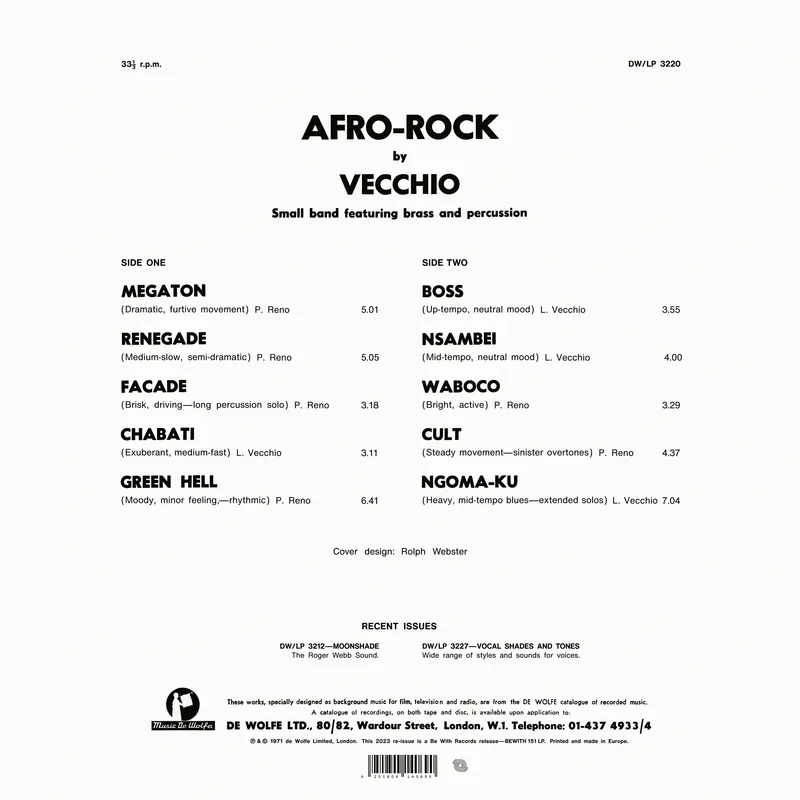 VECCHIO Afro-Rock