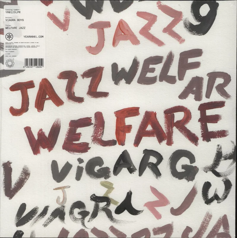 Viagra Boys Welfare Jazz - Burgandy Vinyl + CD - Sealed UK Vinyl LP