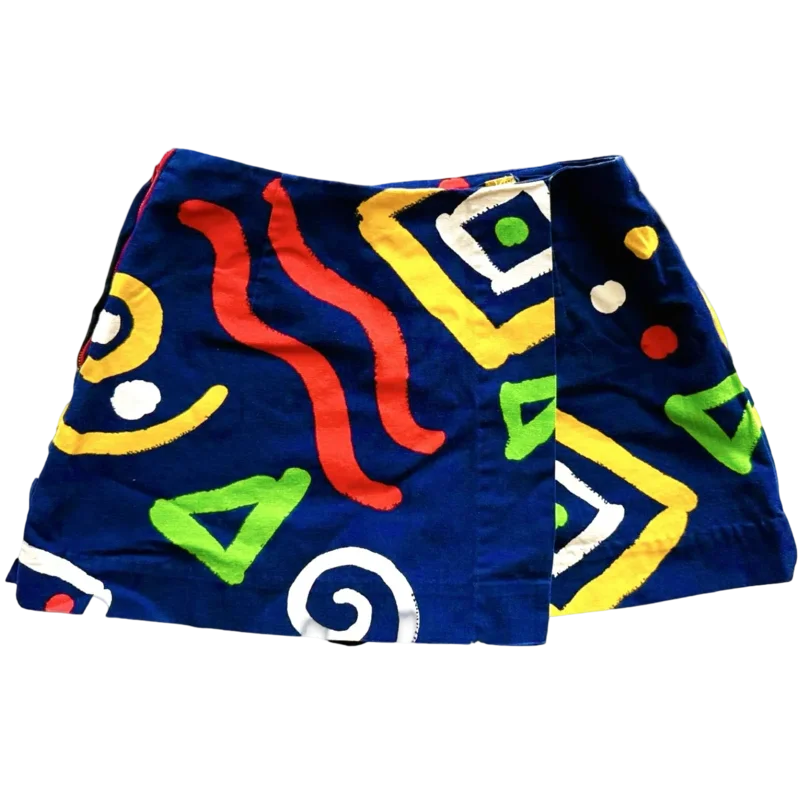 Vintage 80s Abstract Skort