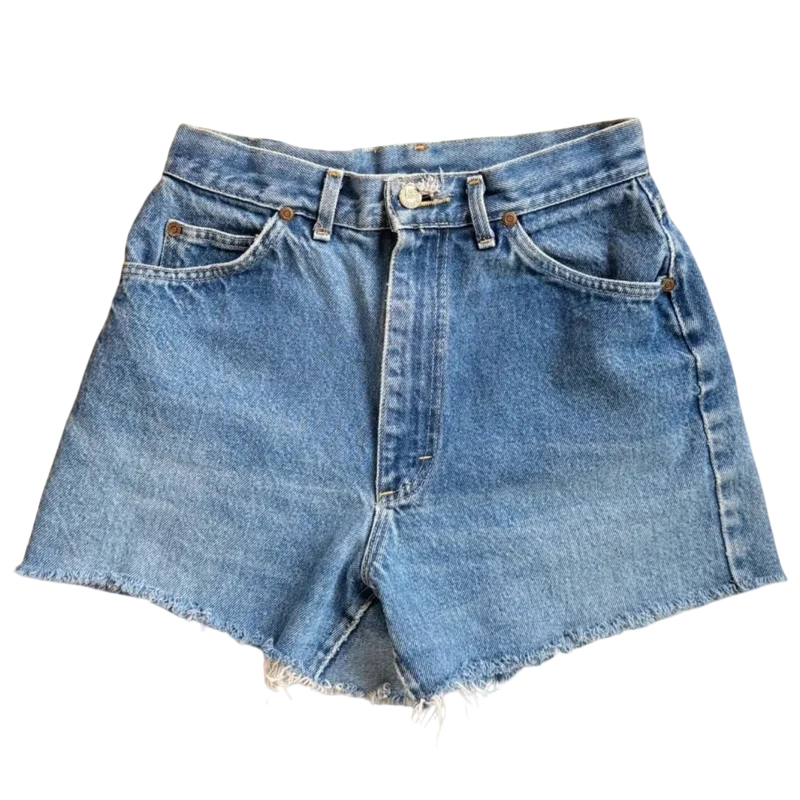 Vintage 90s Distressed Lee Denim Shorts