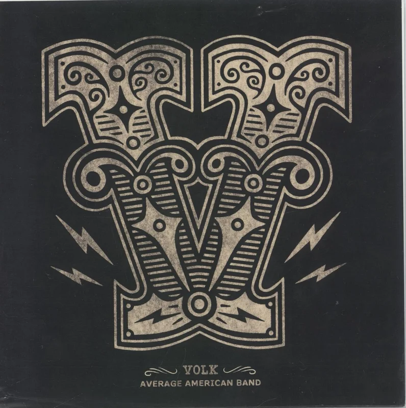 Volk Average American Band - Cow Splatter Vinyl US 7" vinyl