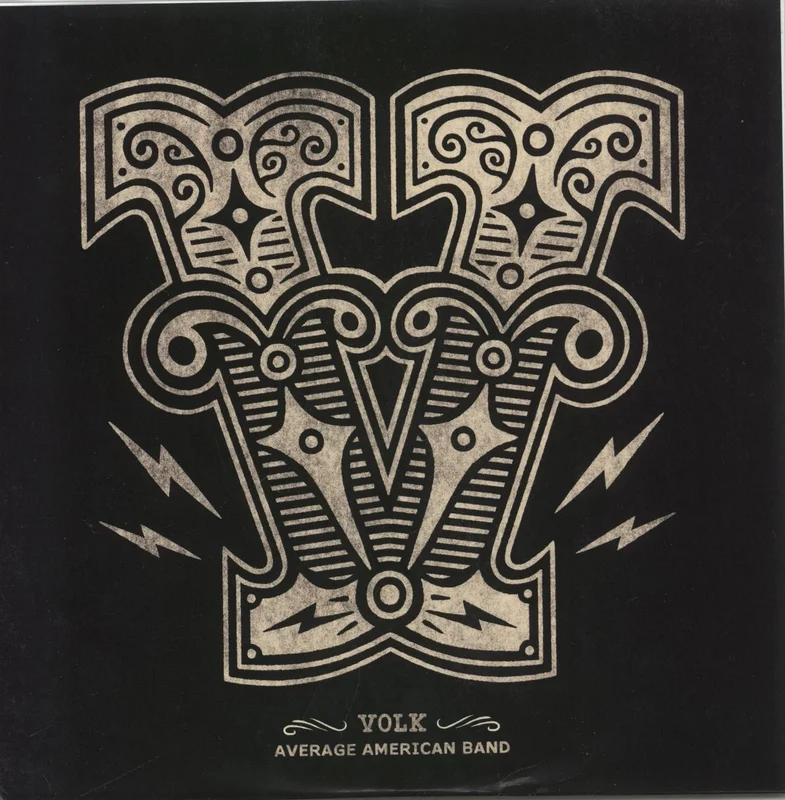 Volk Average American Band - Tea And Lemonade Filled Vinyl US 7" vinyl