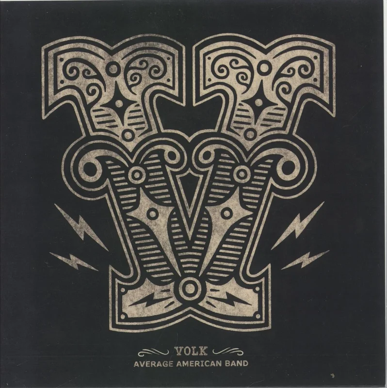 Volk Average American Band - Tri-Color Vinyl US 7" vinyl
