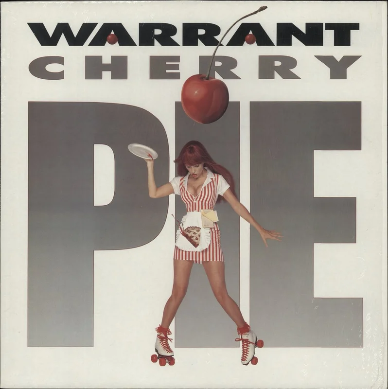 Warrant Cherry Pie - Open Shrink UK Vinyl LP