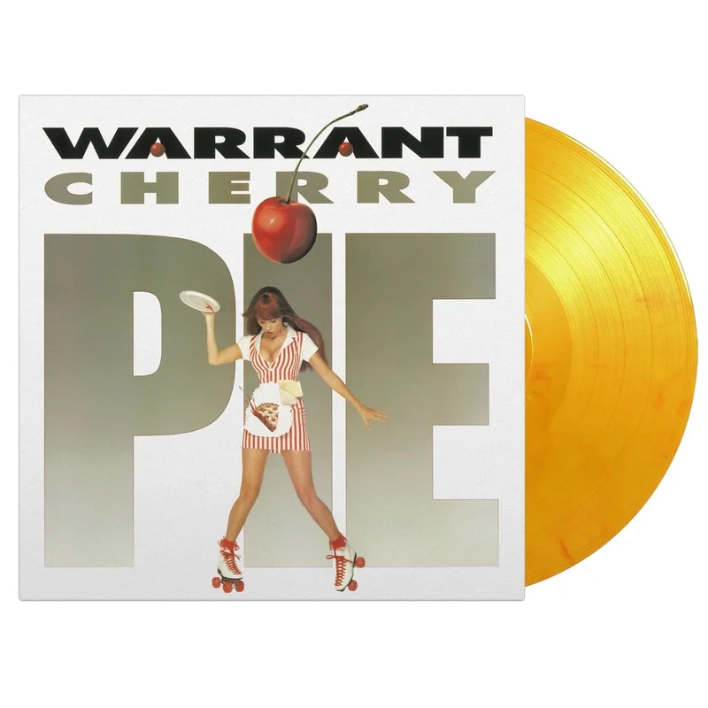 Warrant Cherry Pie - Yellow Marbled Vinyl 180 Gram - Numbered Edition UK Vinyl LP