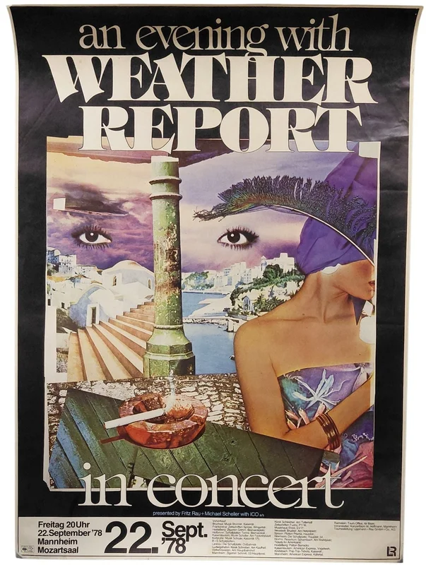 Weather Report An Evening With Weather Report German Poster
