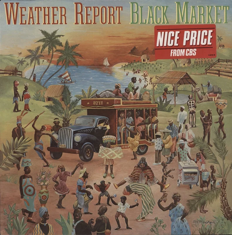 Weather Report Black Market - Red Label - Nice Price Sticker UK Vinyl LP