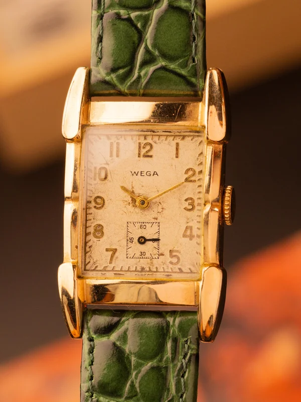 Wega Tank Gold [27x33mm] Manual (Rare)