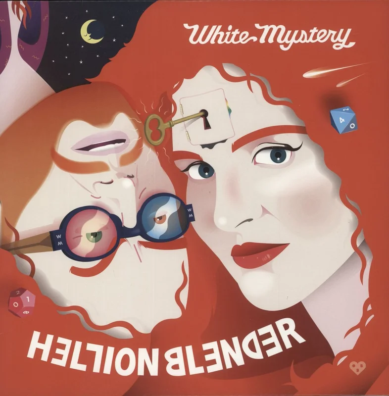 White Mystery Hellion Blender - Sand Filled US Vinyl LP
