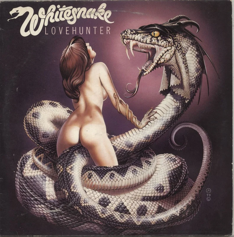 Whitesnake Lovehunter + Merch Insert - VG UK Vinyl LP