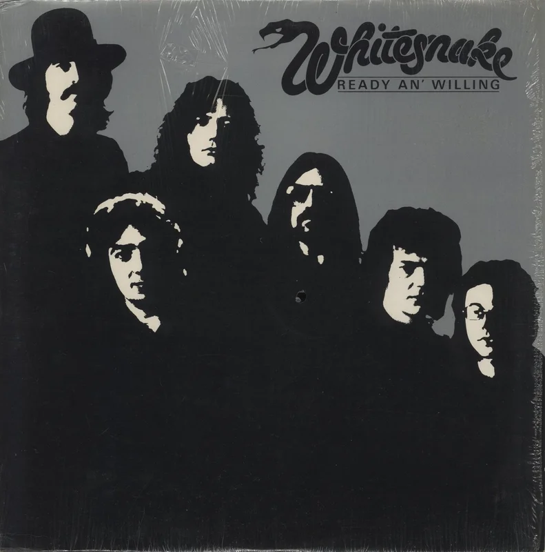 Whitesnake Ready An' Willing + Insert - Open Shrink UK Vinyl LP