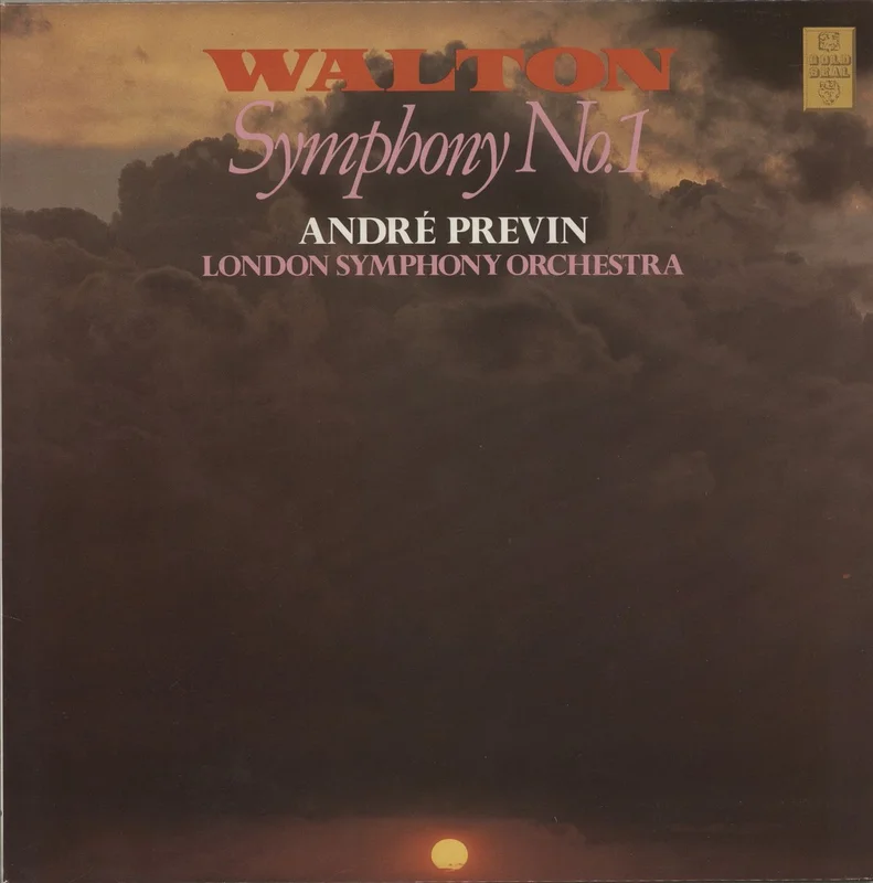 William Walton Symphony No. 1 UK Vinyl LP