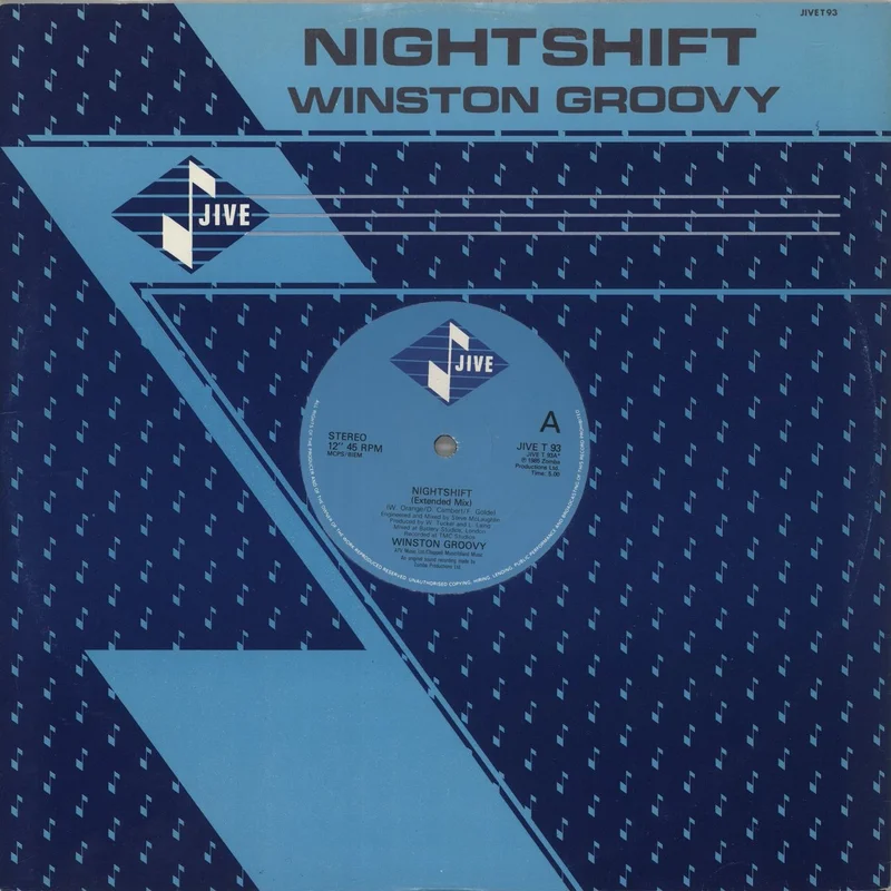 Winston Groovy Night Shift UK 12" vinyl
