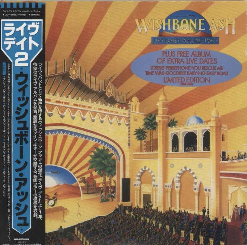 Wishbone Ash Live Dates Volume Two Japanese 2-CD album set