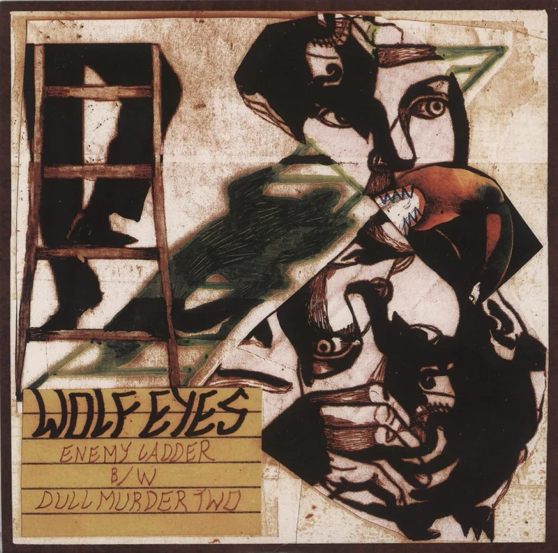 Wolf Eyes Enemy Ladder / Dull Murder Two - Tri-Color Vinyl US 7" vinyl