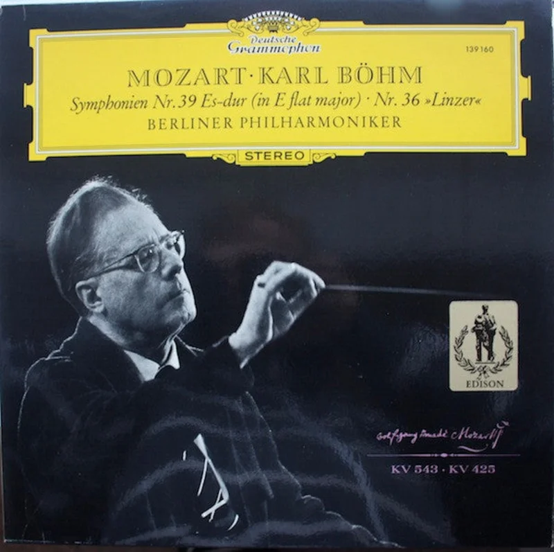 Wolfgang Amadeus Mozart, Berliner Philharmoniker, Karl Bhm - Symphonien Nr. 39 Es-Dur (In E Flat Major) / Nr. 36 "Linzer"