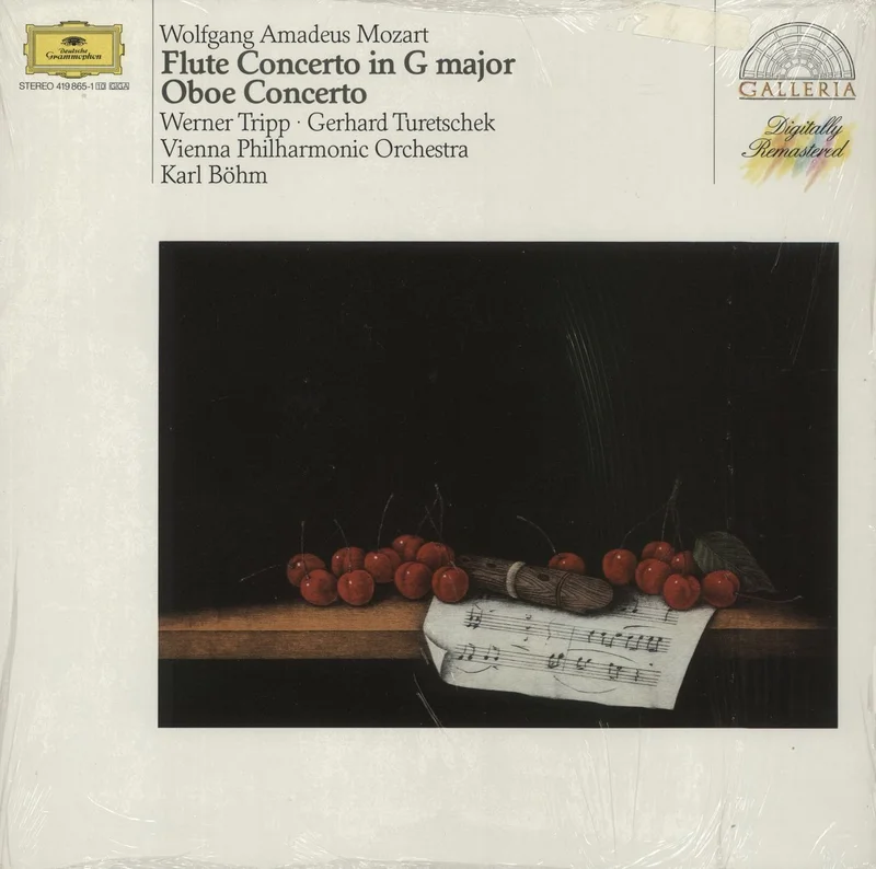 Wolfgang Amadeus Mozart Flute Concerto In G Major / Oboe Concerto - shrink German Vinyl LP