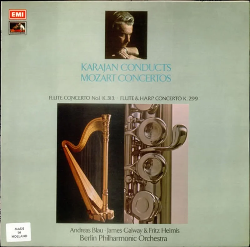 Wolfgang Amadeus Mozart Karajan Conducts Mozart Concertos Dutch Vinyl LP