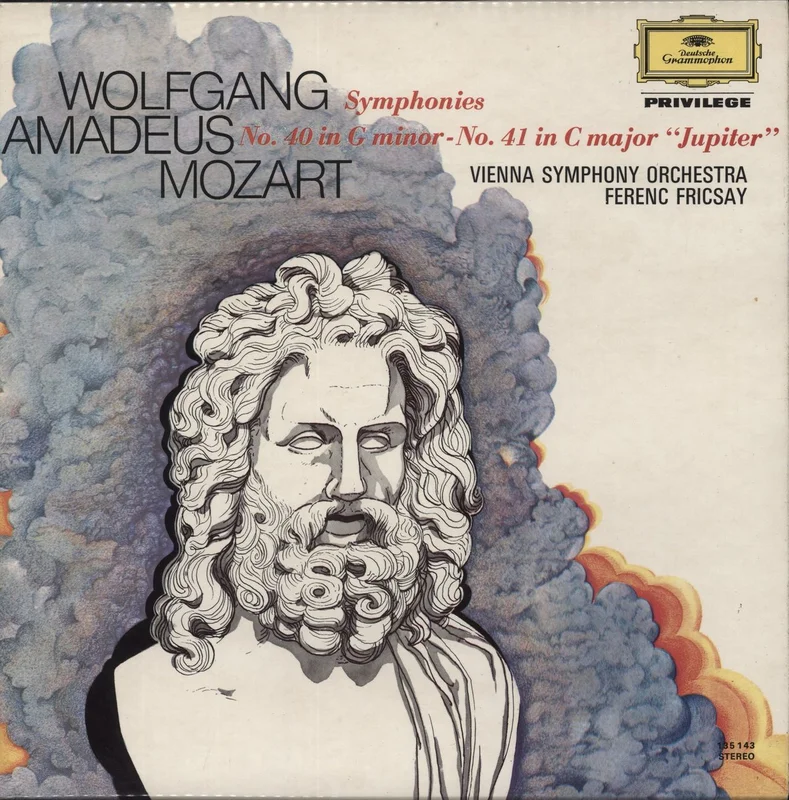 Wolfgang Amadeus Mozart Mozart: Symphonien Nr. 40 G-moll  Nr. 41 C-dur "Jupiter" UK Vinyl LP