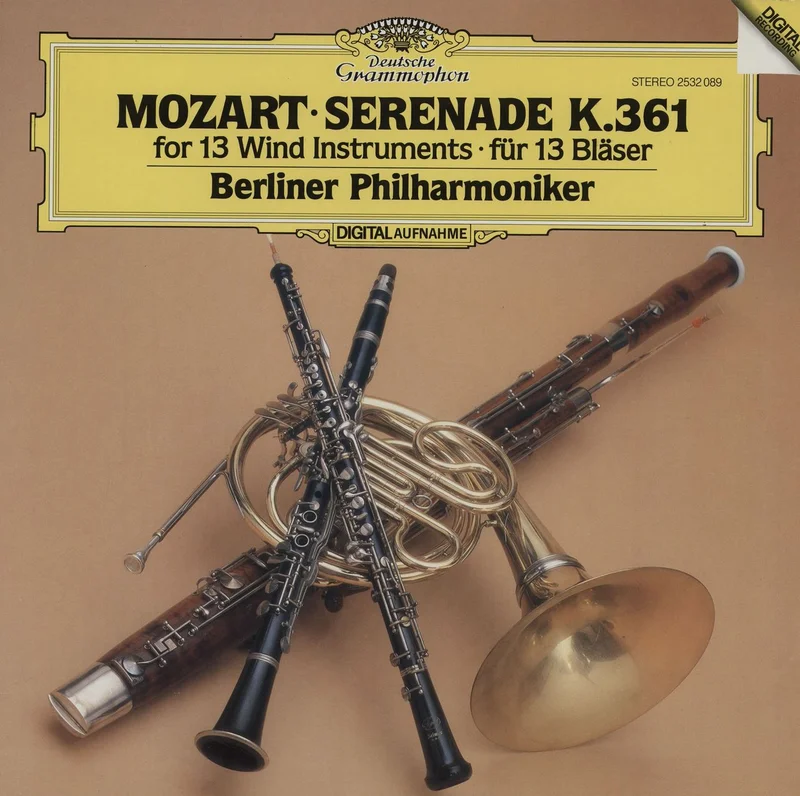 Wolfgang Amadeus Mozart Serenade K.361 For 13 Wind Instruments German Vinyl LP
