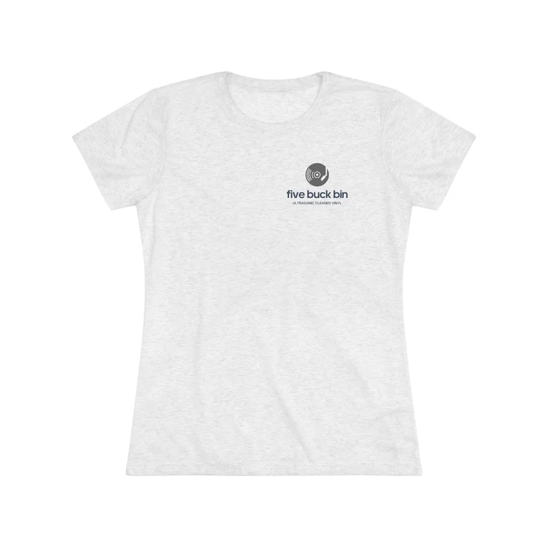 Women's Five Buck Bin Triblend Tee Tri-Blend Heather White