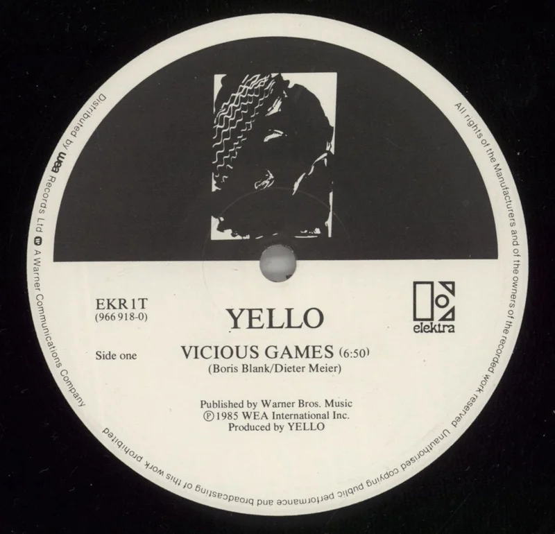 Yello Vicious Games UK 12" vinyl