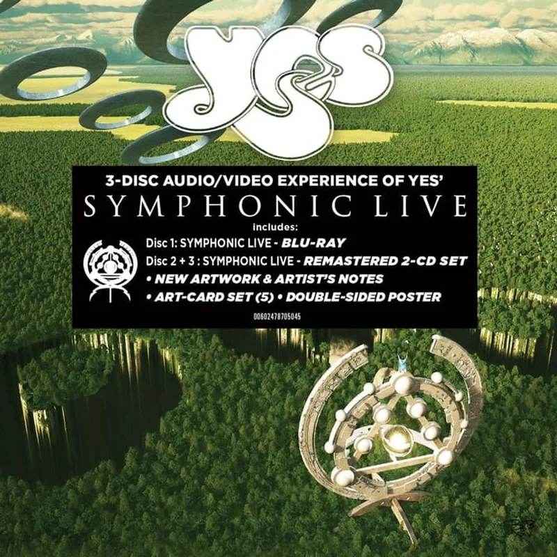 Yes Symphonic Live - 2-CD + Blu-Ray Box Set - Sealed UK Cd album box set