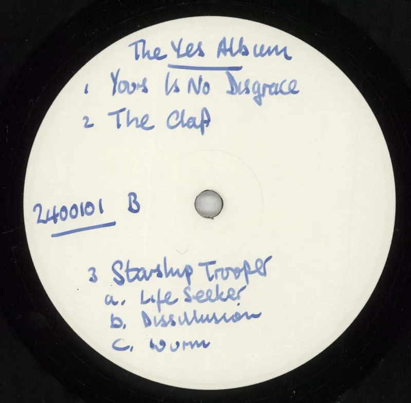 Yes The Yes Album - Test Pressing UK Vinyl LP