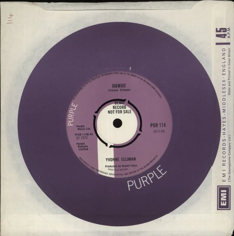 Yvonne Elliman I Can't Explain UK Promo 7" vinyl