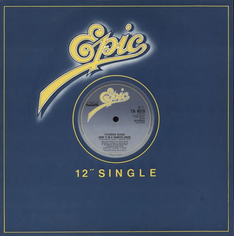 Yvonne Gage Doin' It In A Haunted House UK 12" vinyl