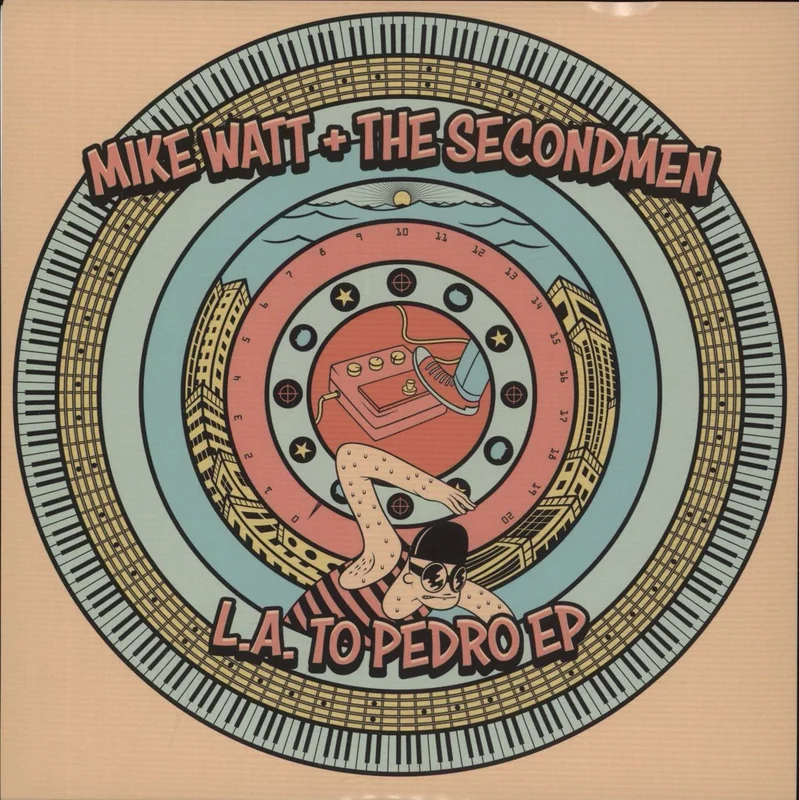 Zig Zags L.A. to Pedro - Orange Vinyl US 7" vinyl