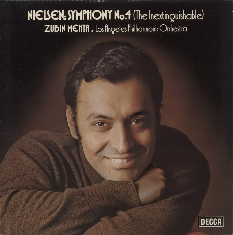 Zubin Mehta Nelsen: Symphony No.4 (The Inextinguishable) UK Vinyl LP
