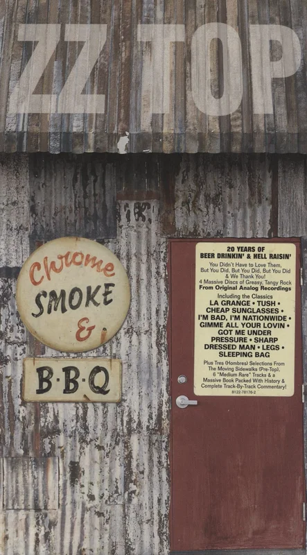 ZZ Top Chrome, Smoke & BBQ - The ZZ Top Box UK Cd album box set